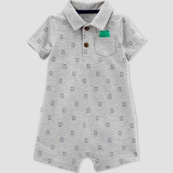 polo rompers baby boy